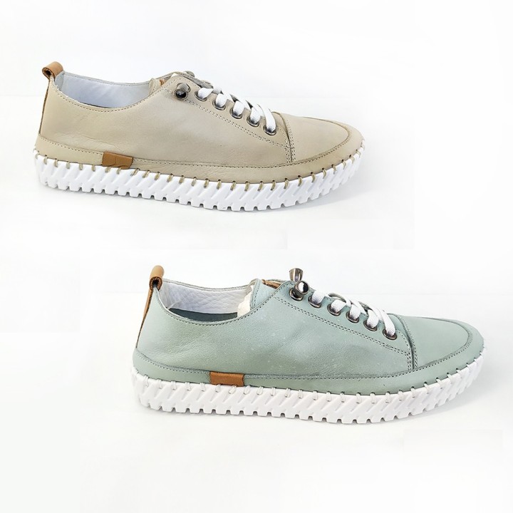 Zapatilla de piel superflexible