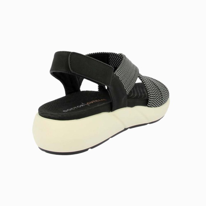 Sandalia tiras elásticas