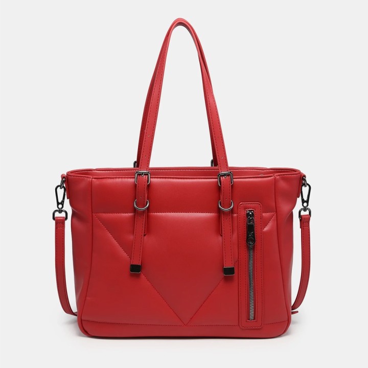 Bolso de hombro geométrico