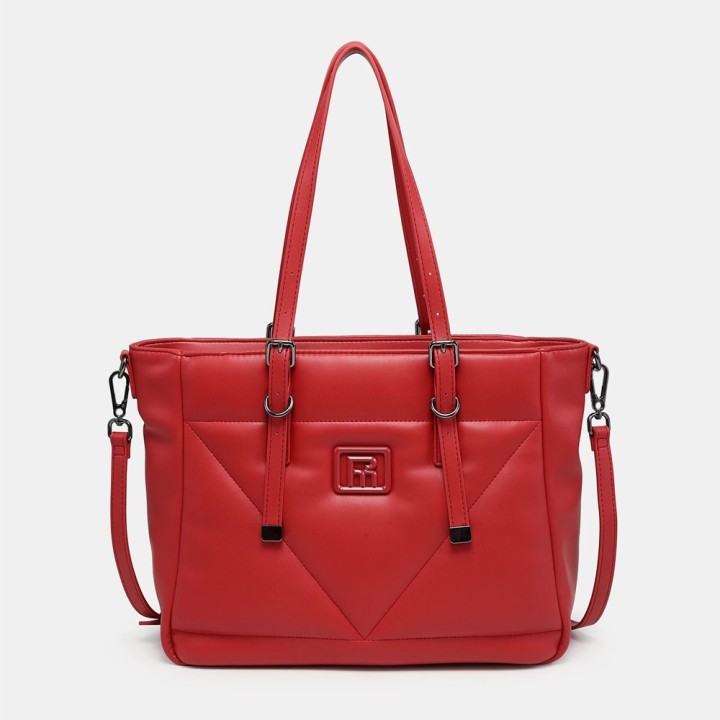 Bolso de hombro geométrico