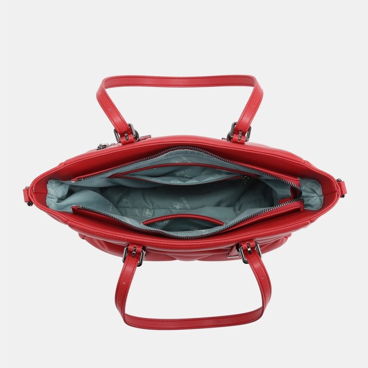 Bolso de hombro geométrico