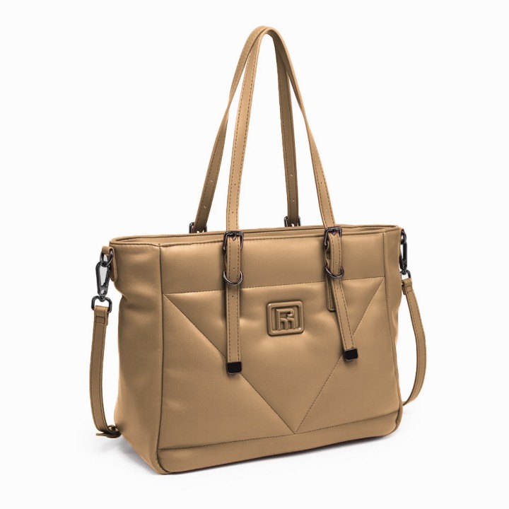 Bolso de hombro geométrico
