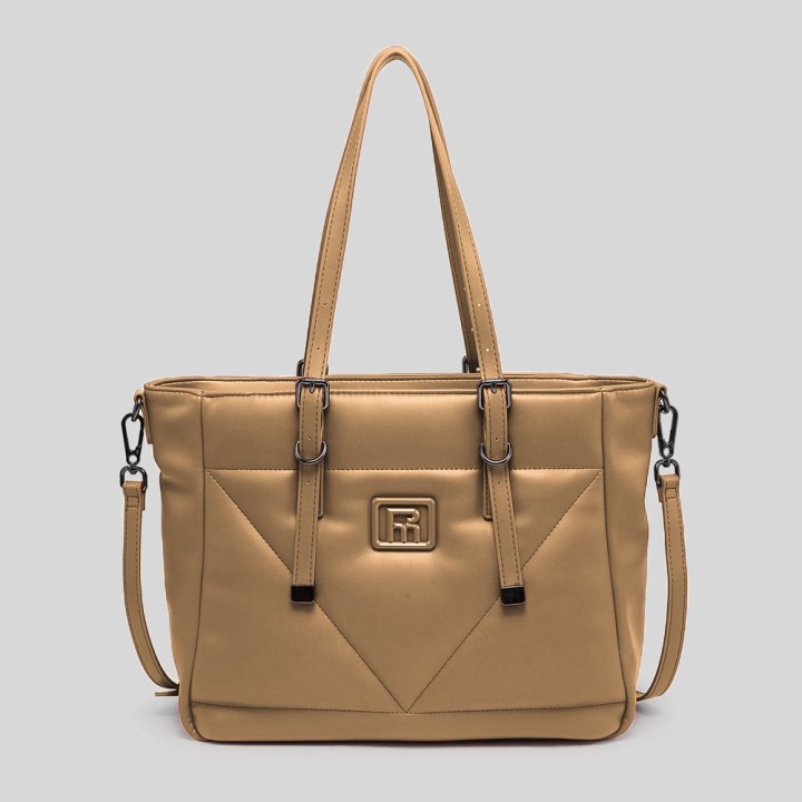 Bolso de hombro geométrico