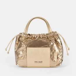 Bolso de mano metalizado