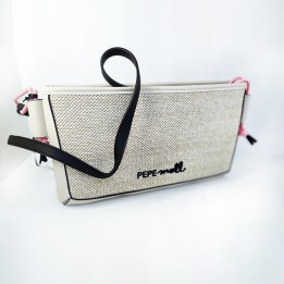 BOLSO BANDOLERA RAFIA BEIG