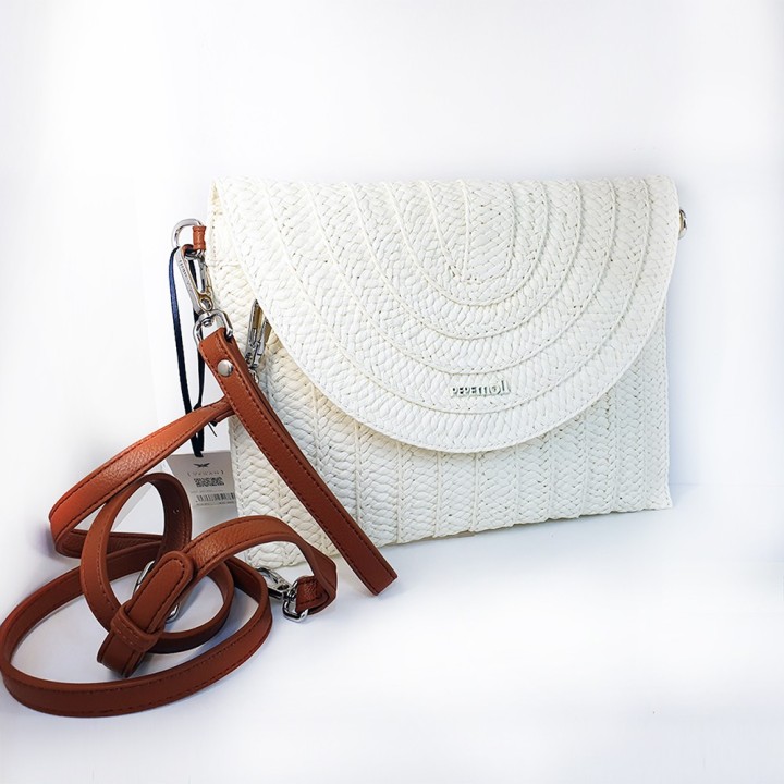 CARTERA RAFIA CON CORREA